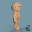 19.jpg 3D Soldier Figurine – Chibi Style Tactical STL Model for Printing