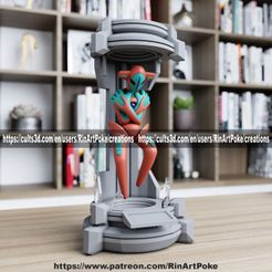 Deoxys-in-the-lab-from-pokemon-1.jpg STL file Deoxys in the lab from pokemon・Model to download and 3D print