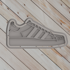 2.png STL file COOKIE CUTTER adidas sneaker・3D printer design to download