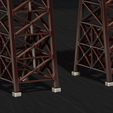 6.jpg Model bridge, H0 scale trains, reproduction of the Polvorilla viaduct, of the Tren a las Nubes railway line in Argentina, File STL-OBJ for 3D Printer