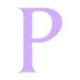 P.stl Letras y Números ASSASSINS CREED | Logo