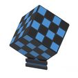 Chess_Board_V2_1.6.jpg Cube Chess Board - Printable 3d model - STL files - Type 2