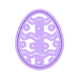 egg 5 (2).stl Œuf 5 - Découpeur de biscuits et de pâte de Pâques