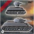 2.jpg T-34 76 M1940 Model 1940 (T-34/76A) with front headlight - Soviet army WW2 Second World East front Ostfront RPG Mini Hobby