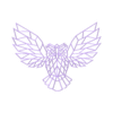 Hibou entier.stl Wall owl