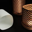 100mm_Asanoha-Superellipse-Lamp-5.png Kumiko Asanoha Lamp / 2 Versions / LED KIT 001