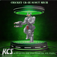 Cricket-CR-3e.png Battletechnology Cricket CR-3E Mech