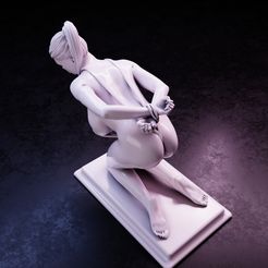 0001.jpg STL file Sexy girl C116 3D Print・Template to download and 3D print