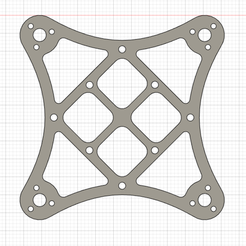 UZ_65_Frame2.png STL file Eachine UZ 65 - Toothpick Drone Frame・3D printer design to download