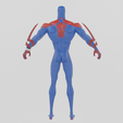 Renders0008.png Spiderman 2099 Spiderverse Textured Rigged Lowpoly