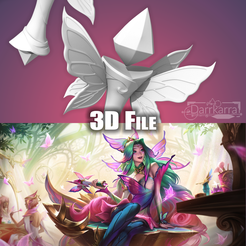 serafea03.png Fichier 3D Seraphine Faerie Court League of Legends Fichiers STL・Modèle à télécharger et à imprimer en 3D