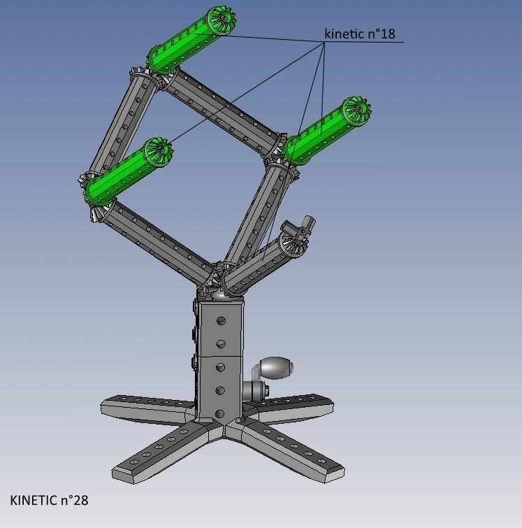 kinetic n°28.jpg Descargar archivo STL gratis CINÉTICO 1 • Modelo para imprimir en 3D, NOP21