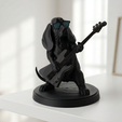 tmp3bra9fpa.png Dog Star - Basset Hound Rockstar Playing Bass Guitar