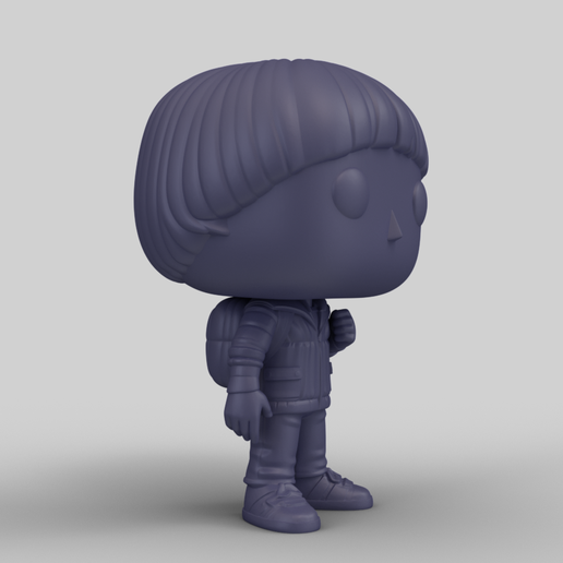 SimLab2989.png Stranger Things Will Byers - Funko Pop Style 3D Print Model - Figura Chibi