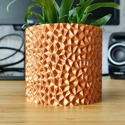 MigIMG_20230703_025547.jpg Pyrite Voronoi Pot and Planter - Vase mode design