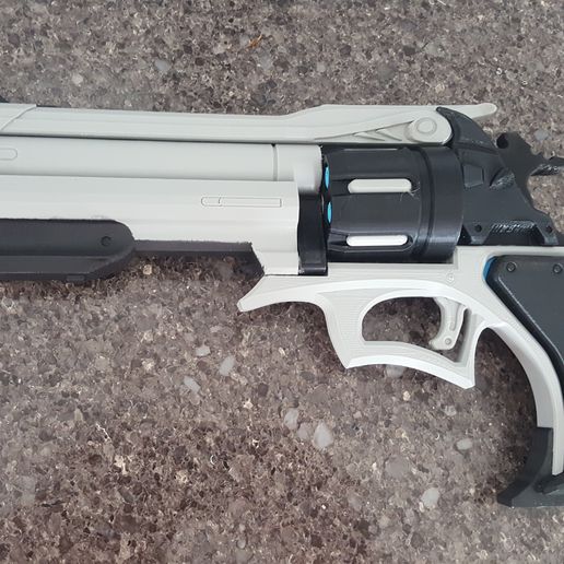 Mccree Peacekeeper Cosplay Prop 3D model