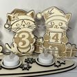 IMG_2535.jpeg Laser Cut File Advent candles cats 4mm