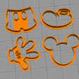 estrella.png mickey cookie cutter pack x4
