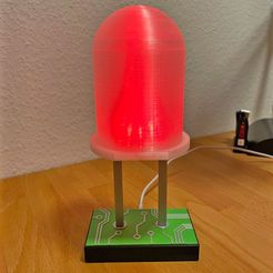 IMG_2786.jpg Free STL file Big LED Lamp・3D printable model to download, wpatrick