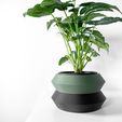 misprint-0079.jpg The Grafel Planter Pot with Drainage | Modern and Unique Home Decor for Plants and Succulents  | STL File