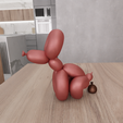 untitled.png 3D Shitting Balloon Dog Decor with 3D Stl File & Animal Print, Balloon Gift, Animal Decor, Dog Art, 3D Printing, Dog Lover