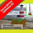 Обложка к видео v2.jpg Easy 3D Printable Lighthouse Kit Easy Glueless Assembly