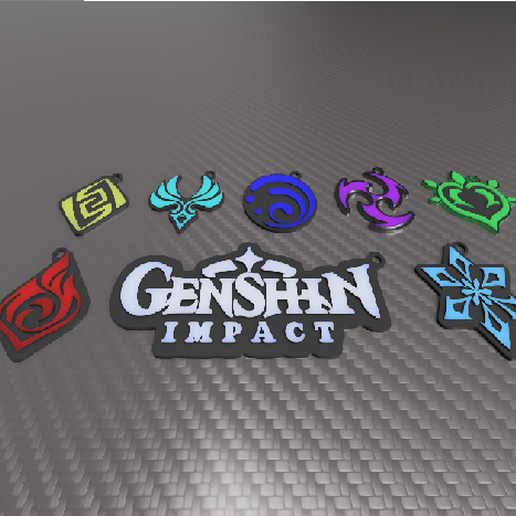 GENSHIN IMPACT key 3D model