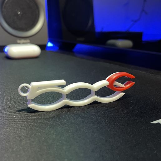 500c Keychain (Fiat or Abarth 500c Coupé) 3D model