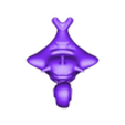 Alien Mantaray.stl Raia Manta extraterrestre