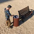 03.jpg 1/10 Scale Outdoor Litter Bin