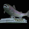 Rainbow-trout-trophy-open-mouth-1-23.png fish rainbow trout / Oncorhynchus mykiss trophy statue detailed texture for 3d printing