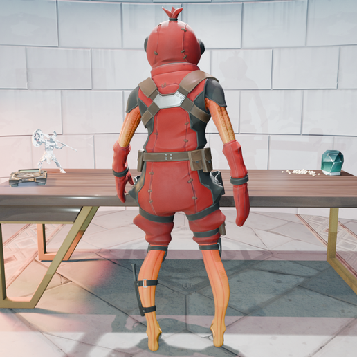 🔫 Fishpool fortnite + textures・ 3D File for 3D printing・Cults