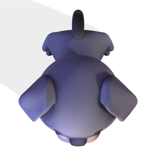 017.png Low-Poly Pup - Personnage de chien mignon pour le rigging et l'impression 3D