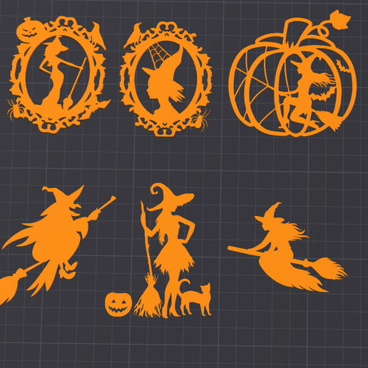 Halloween Witch Silhouette