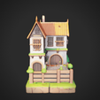 Screenshot-2024-12-07-131711.png Rustic Medieval Courtyard House 3D Printable Model
