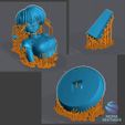 7-6.jpg Ranma ½ - Dual Bust Diorama - 3D Model STL (Presupported)
