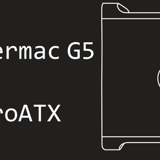Powermac G5 Micro ATX adapter
