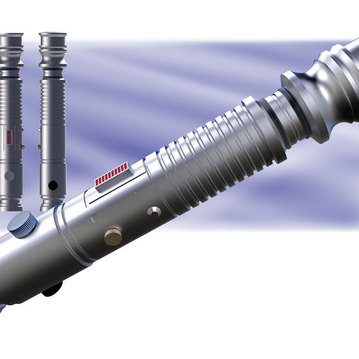 ✨ Ki-Adi Mundi's Lightsaber・Free 3D File for ・Cults