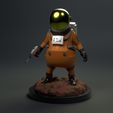 Astronaut_Main.001.jpg Cute Astronaut Firgure 3D Print Model