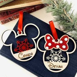 WhatsApp-Image-2023-11-18-at-11.13.18.jpeg Disney Christmas Ornament Disney Pack x2 Minnie Mickey