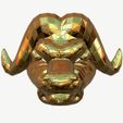 Buffalo_Image.jpg Squid game Buffalo mask VIP 3D model Low-poly 3D model
