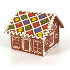1.jpg Fichier STL gratuit Gingerbread house・Modèle à télécharger et à imprimer en 3D
