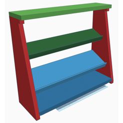 Bakery-Display.jpg STL file Mini Bakery Display Doll Furniture・3D print design to download