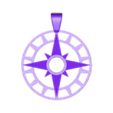 7.stl COMPASS PENDANT 3d printable model