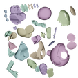 PAR3.png YOSHI POPCORN BUCKET - Cut in parts - SUPER MARIO GALAXY