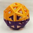92a7fcc156d39076ae423d1132e36a23_display_large.jpg Fichier STL gratuit Dodécaèdre Buckyball, Décorations de Noël・Objet pour impression 3D à télécharger