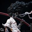 R1afro.jpg Afro Samurai 3D Print