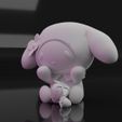 melodi4.jpg MY MELODY 3D MODEL