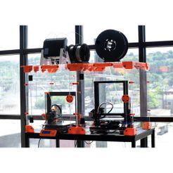 415kb_DC.jpg Free STL file Daisy-Chain (DC) Universal 3D Printer Enclosure Build by 3D Sourcerer・3D print design to download