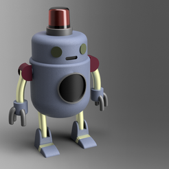 HUE v2.png Free STL file H.U.E. from Final Space・3D printing design to download